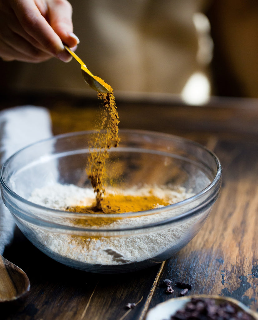 turmeric and CBD powder